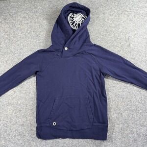 SoulCycle Hoodie Womens Medium Organic Cotton Loomstate Pullover Sweatshirt SOUL